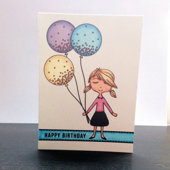 Birthday Card - girl