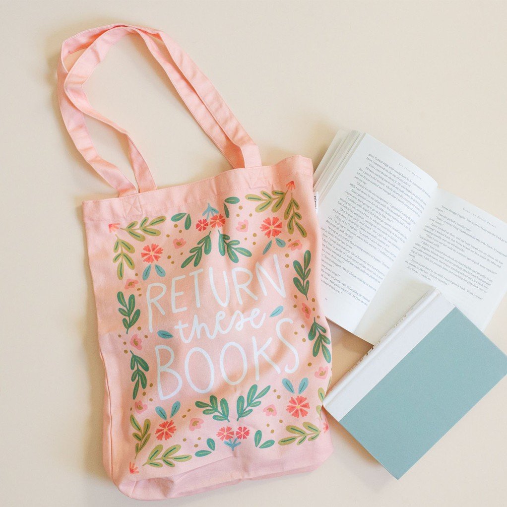 Return These Books Tote Bag item