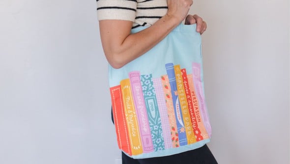 Jane Austen Books Tote Bag gallery