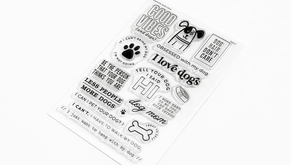 Stamp Set : 4×6 Dog Lover by Goldenwood Co gallery