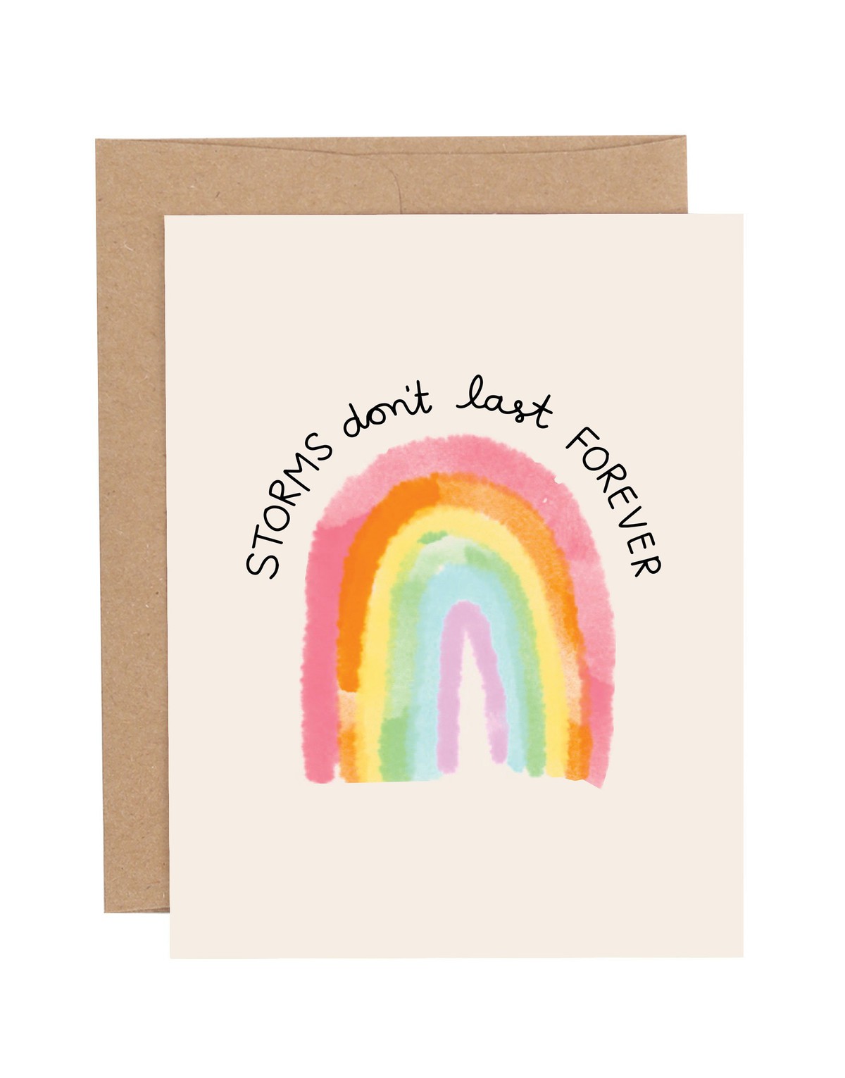 Storms Don't Last Forever Greeting Card item