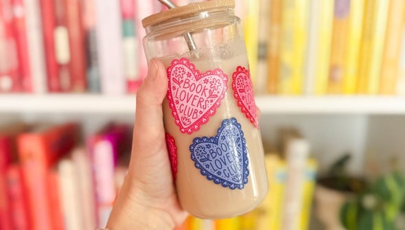 Book Lovers Club Glass Can gallery