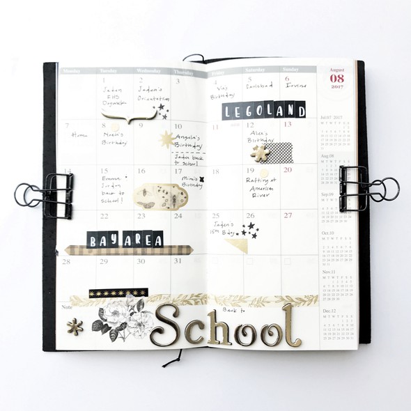 August Monthly Planner Layout  by Theresad512 gallery