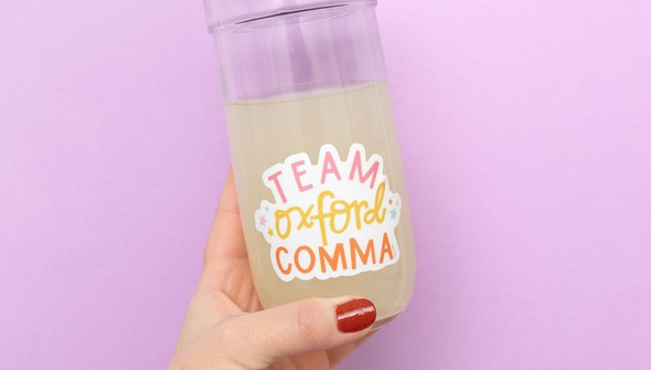 Team Oxford Comma Decal Sticker gallery