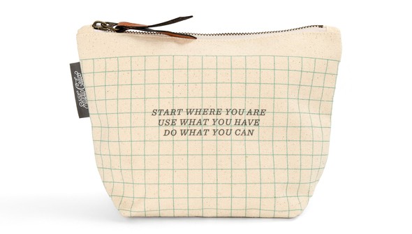 Overachiever Zippered Canvas Pouch gallery