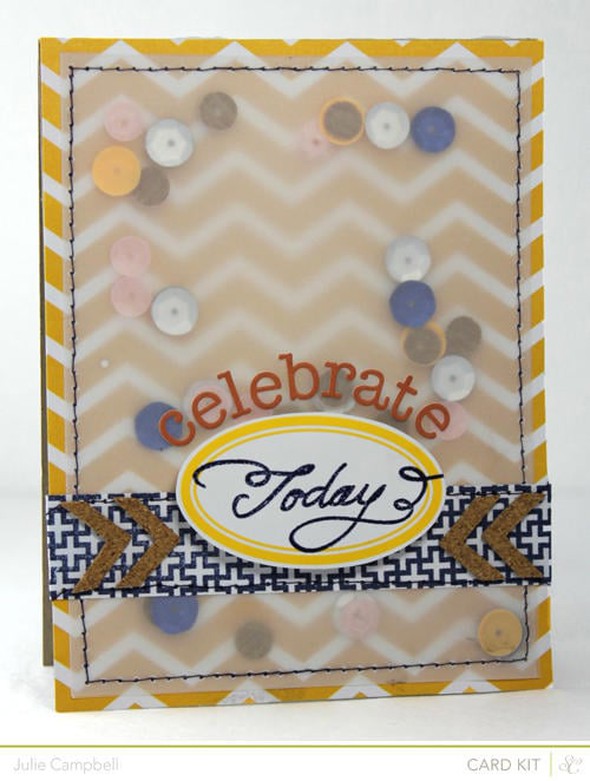 Celebrate Today Shaker Card by JulieCampbell gallery