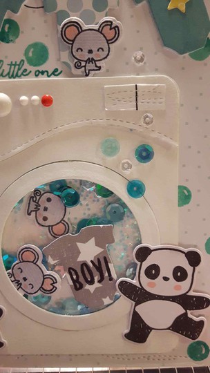 Baby shakercard washing machine 