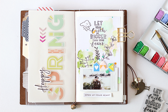 Traveler's Note daily journal layout by EyoungLee gallery
