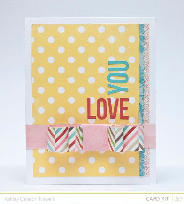 Love You Paper Bow Card by anew19 gallery