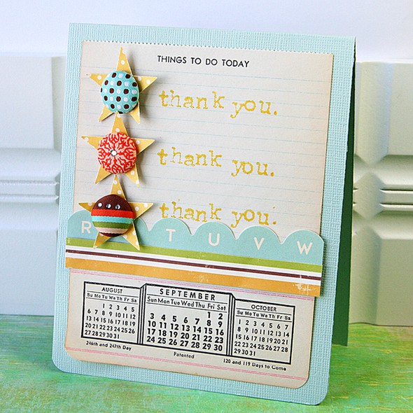 Thank you, thank you card by Dani gallery