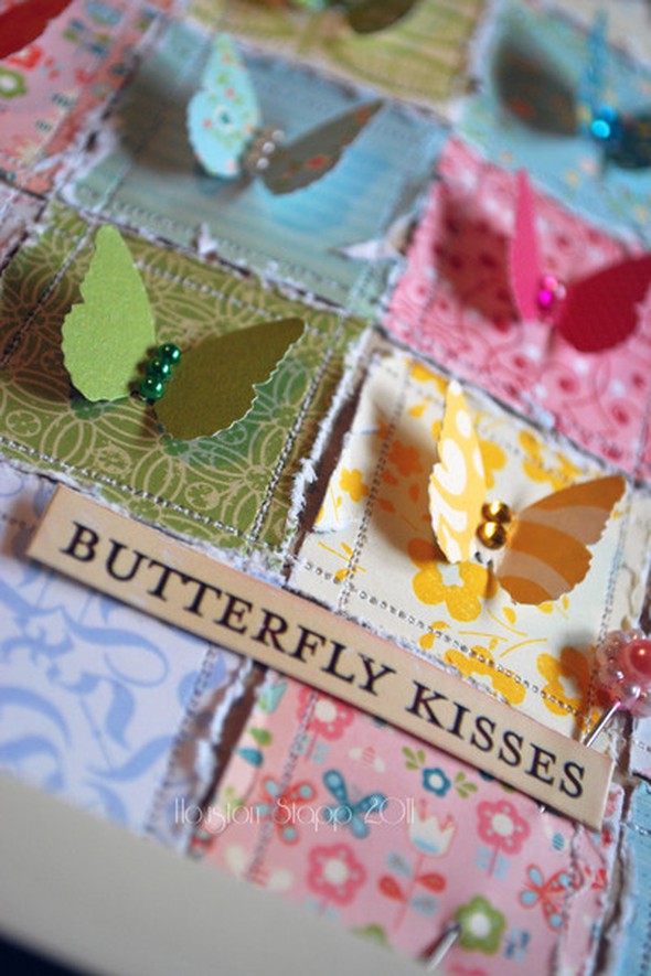 Butterfly Kisses Shadowbox by Houston gallery