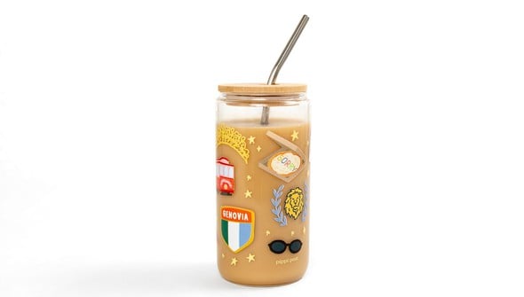 Princess Illustrations Glass Can gallery