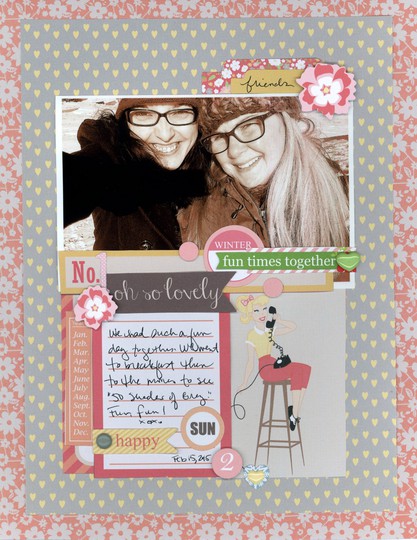 Fun times together nicole martel chickaniddy crafts layout