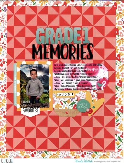 Grade 1 Memories