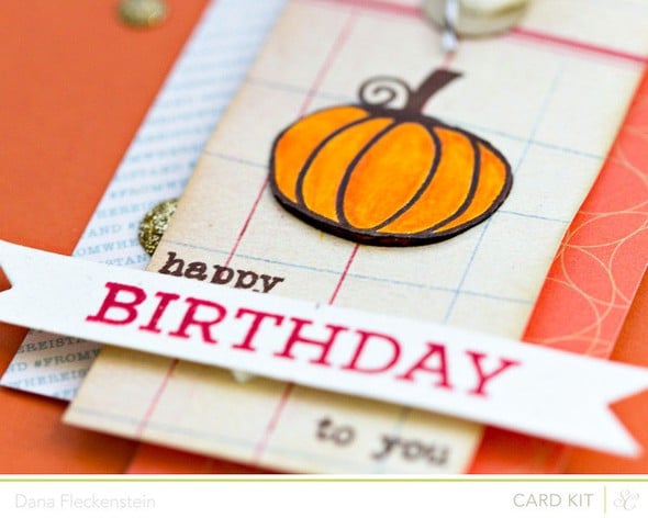 Pumpkin Birthday *card kit only* by pixnglue gallery