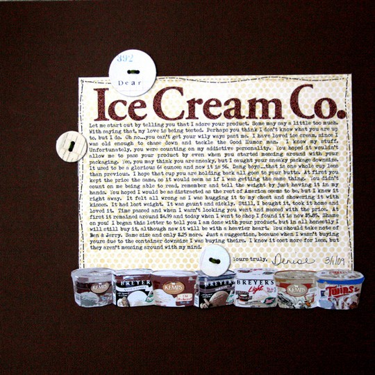 Dear Ice Cream Company