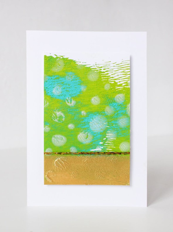 Gelli Plate Printing (card or Project life card) by JWerner gallery