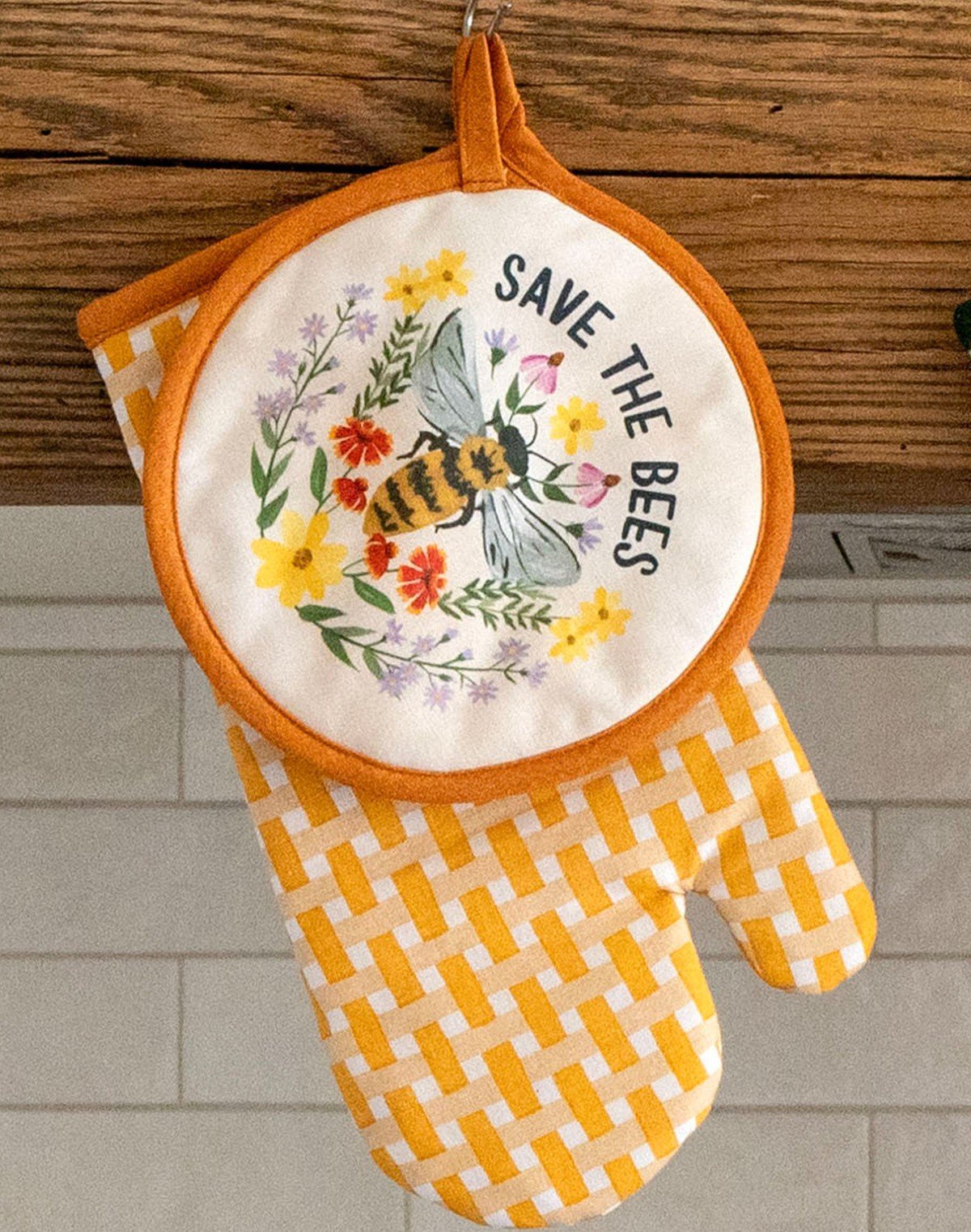 Save The Bees Pot Holder Set item