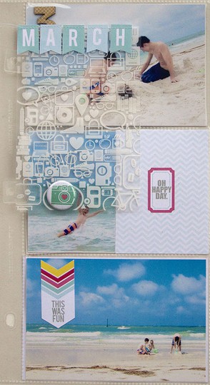 Project Life week 13 + insert {chic tags} 