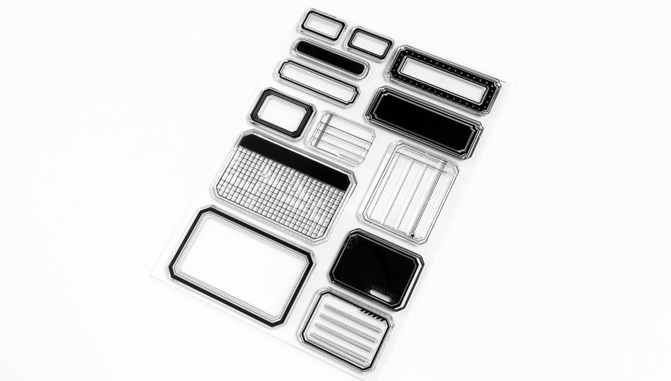 Stamp Set : 6×8 Label - Heidi Swapp Shop
