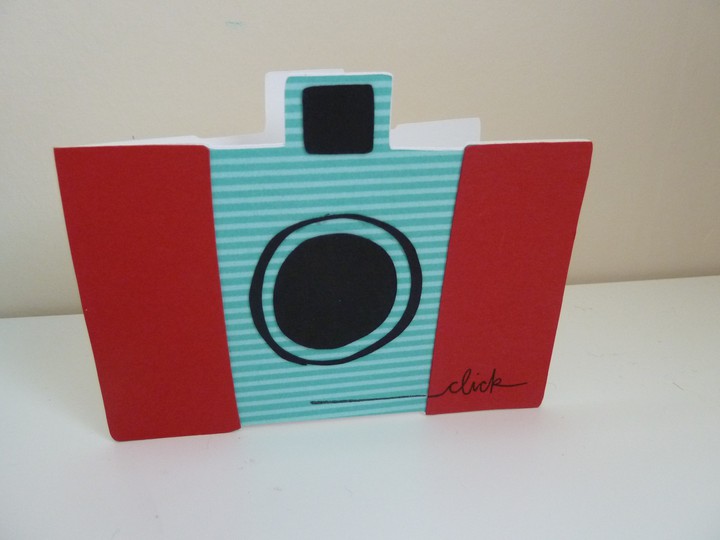 Click camera shaped card
