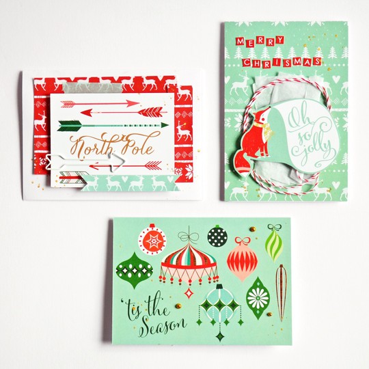 Three Christmas-Cards