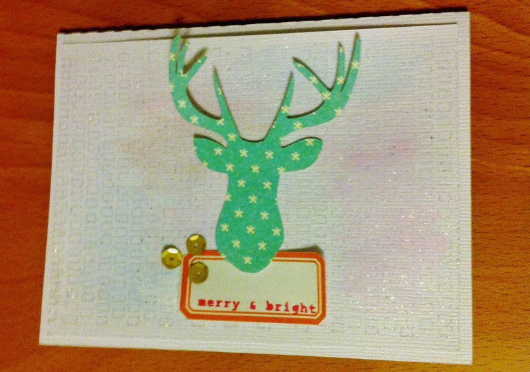 Holiday card watercolor