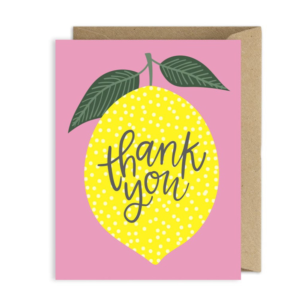 Thank You Lemon Greeting Card item