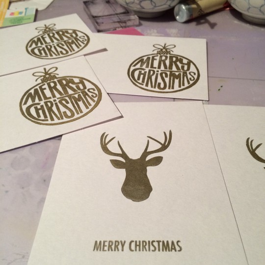 Letterpress Christmas Cards