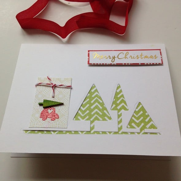 Tree line die cards by cannycrafter gallery