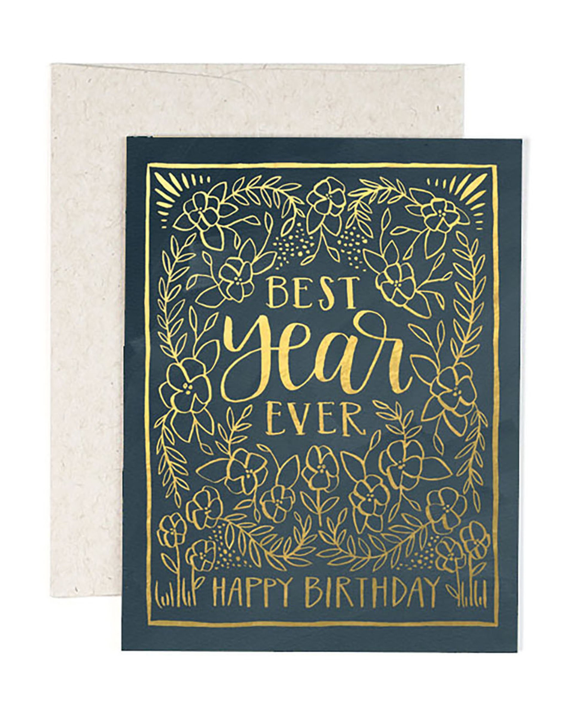 Best Year Ever Birthday Card by Em & Friends