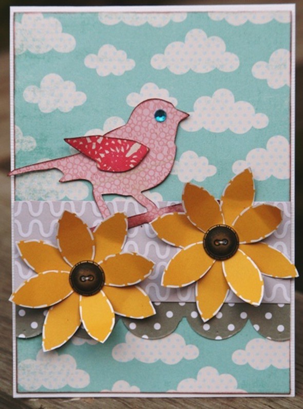 scrap cards WCMD challenge by Leah gallery