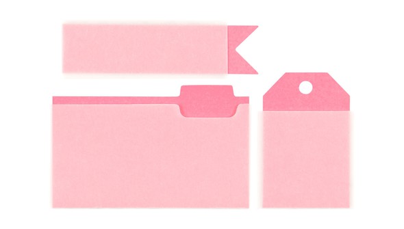 Color Collective Vellum Pockets & Tags - Sorbet gallery