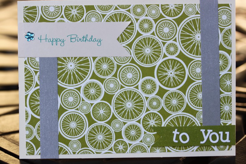 Lime Birthday Card