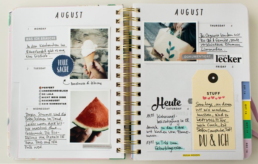 planner pages – August 1 