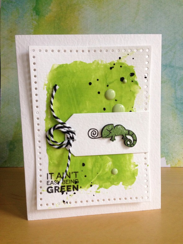 It ain't easy being green cards by Leah gallery