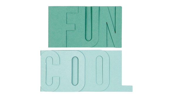 Color Collective Word Stacks - Lagoon gallery