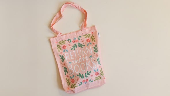Return These Books Tote Bag gallery