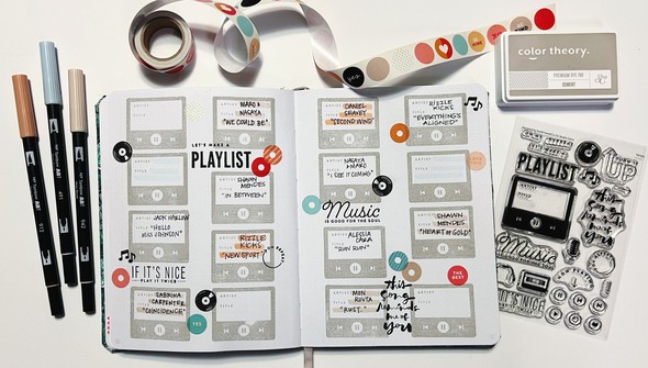Stamp Set : 4×6 Music gallery