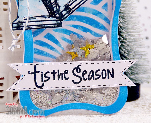 ´tis the season shaker tag by Saneli gallery