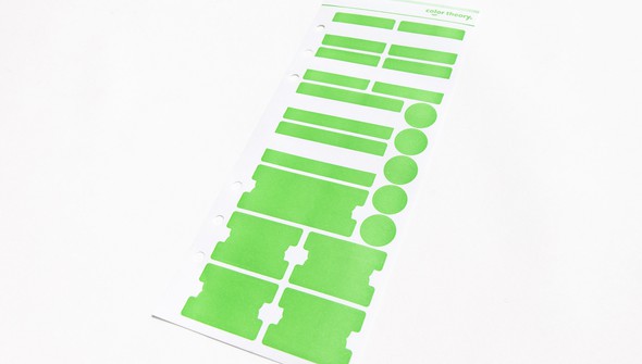 Color Theory Bulk Tab Stickers - Fresh Cut gallery