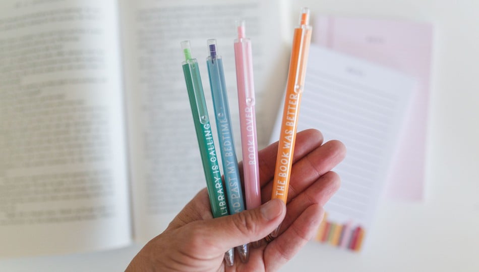 Book Lover Pen Set