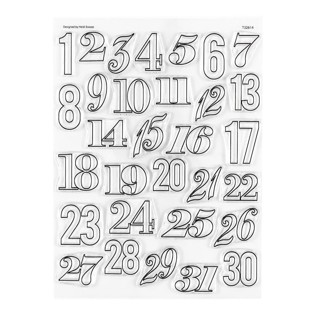 Stamp Set : 6×8 Countdown Outline item