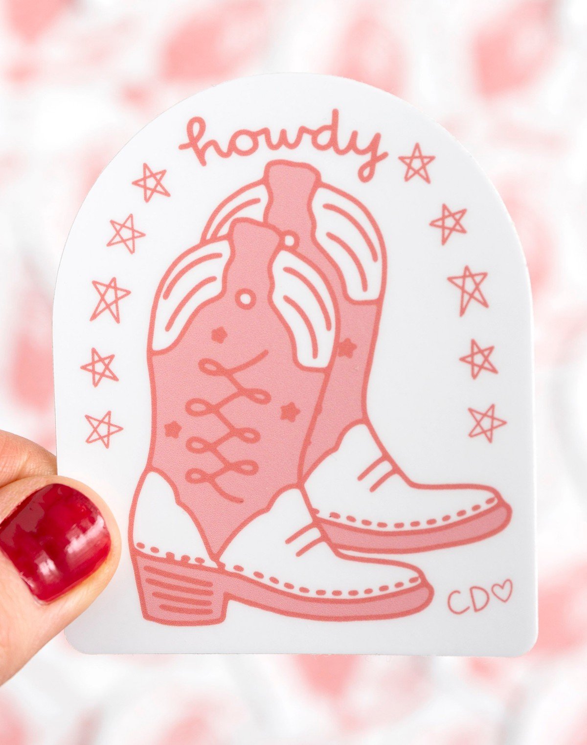 Cowgirl Boots Decal Sticker item