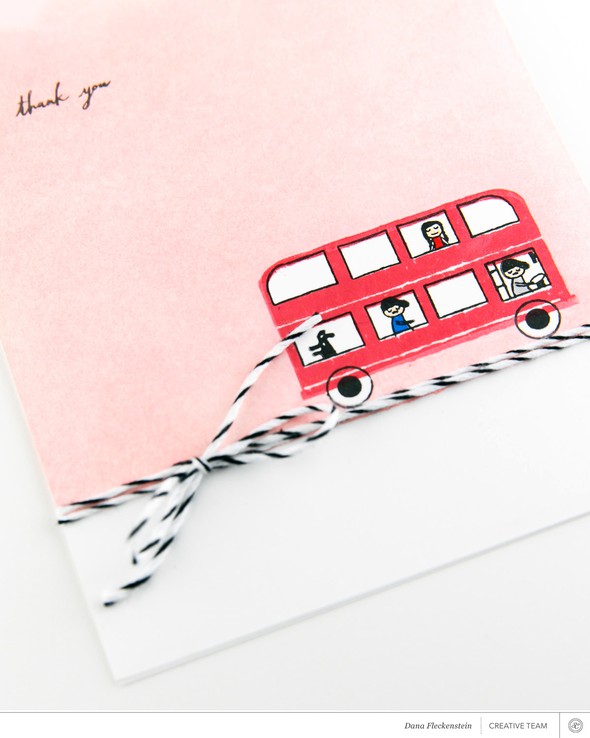 Double Decker Thank You Card by pixnglue gallery