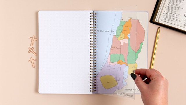 Notebook - Happy Daisy with Maps, 9 of 10