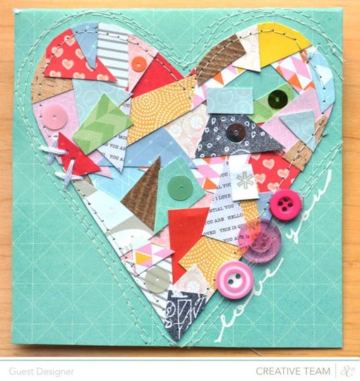 Love you card by paige evans