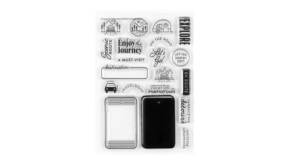 Stamp Set : 4x6 Road Trip Keychain by In a Creative Bubble gallery