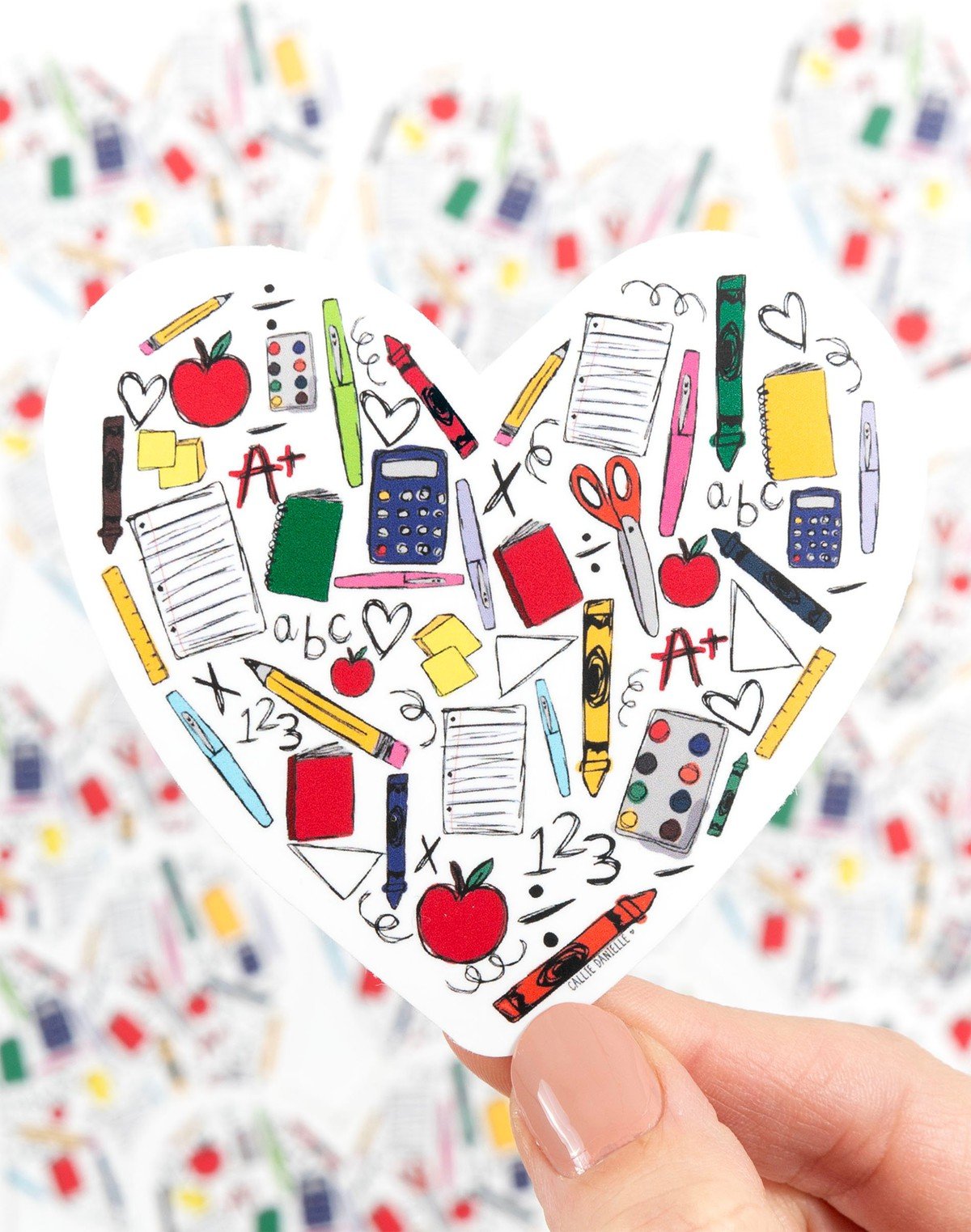 Love for Teaching Decal Sticker item