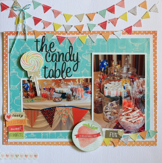 The candy table